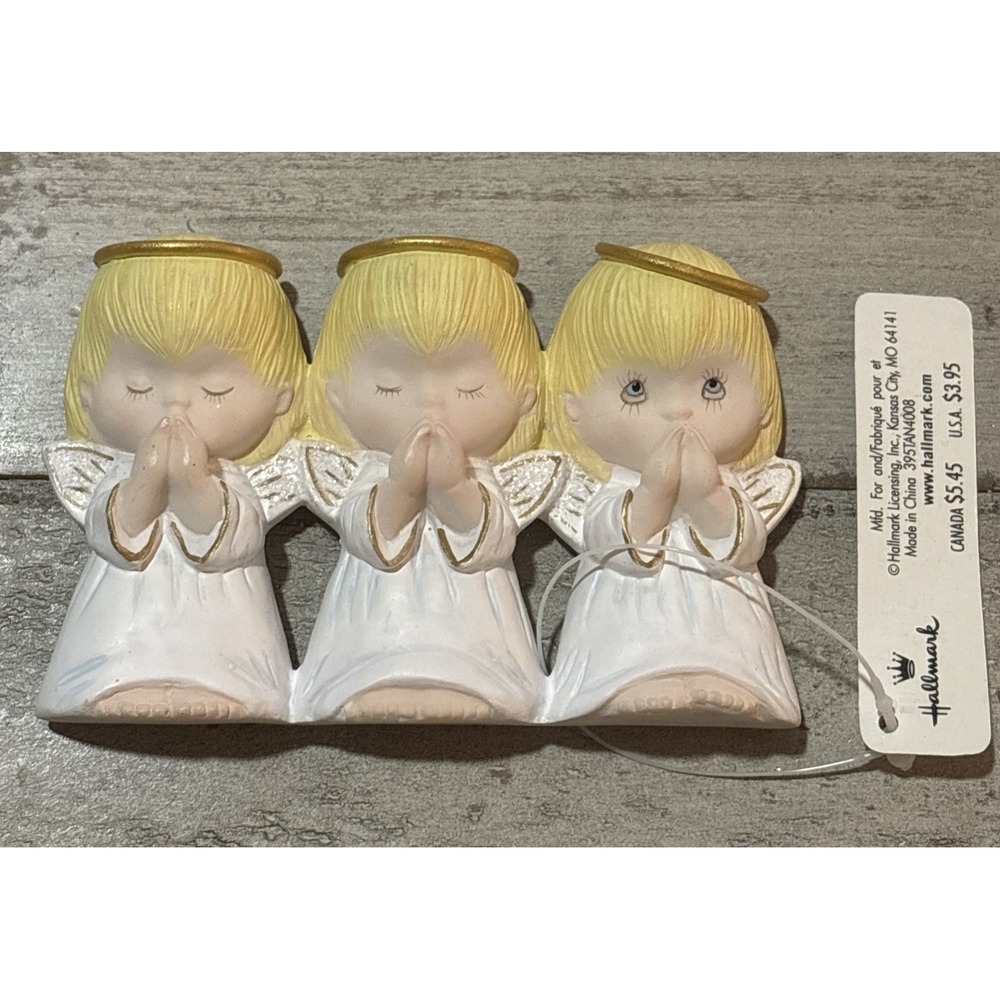 Hallmark Three Angel Christmas ~ Very Rare Collectible‎ Vintage Magnet W/Tags